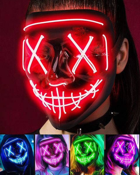 halloween neon led purge mask costume accessories masque masquerade party masks light luminous in the dark funny masks cosplay, Silver
halloween neon led purge mask costume accessories masque masquerade party masks light luminous in the dark funny masks cosplay, Silver
