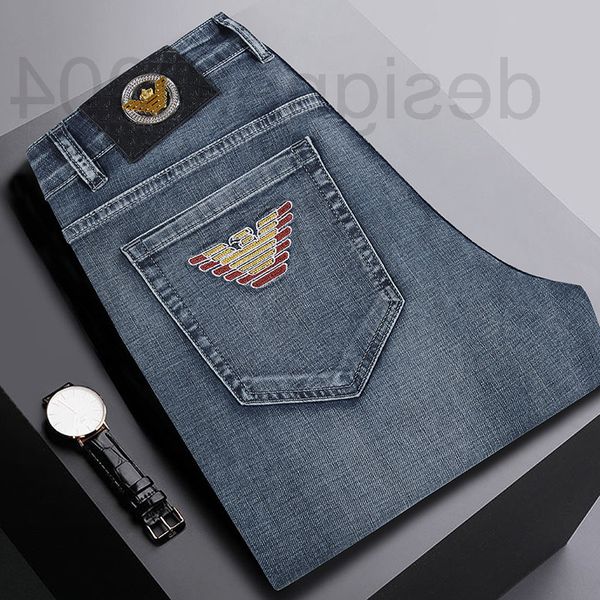 men's jeans designer 2022 summer thin jeans men's elastic slim fit small straight tube embroidery brand soft youth pants 9ewl, Blue
men's jeans designer 2022 summer thin jeans men's elastic slim fit small straight tube embroidery brand soft youth pants 9ewl, Blue