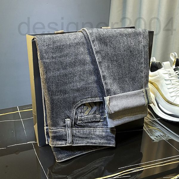 men's jeans designer hong kong fashion brand black jeans men's 2022 new autumn high-end light luxury elastic style slim small foot, Blue
men's jeans designer hong kong fashion brand black jeans men's 2022 new autumn high-end light luxury elastic style slim small foot, Blue