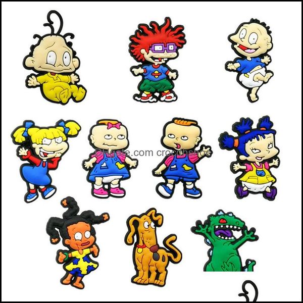 shoe parts accessories 100pcs and custom rugrats in paris pvc charms shoecharm buckles fashion soft rubber jibitz for cr crocdhshoe dhokh, White;pink
shoe parts accessories 100pcs and custom rugrats in paris pvc charms shoecharm buckles fashion soft rubber jibitz for cr crocdhshoe dhokh, White;pink