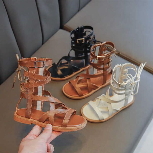 26-36 spring summer children shoes for girl boy 2021 new casual fashion gladiator active kid baby toddler leather sandles q0629333v, Black;red
26-36 spring summer children shoes for girl boy 2021 new casual fashion gladiator active kid baby toddler leather sandles q0629333v, Black;red