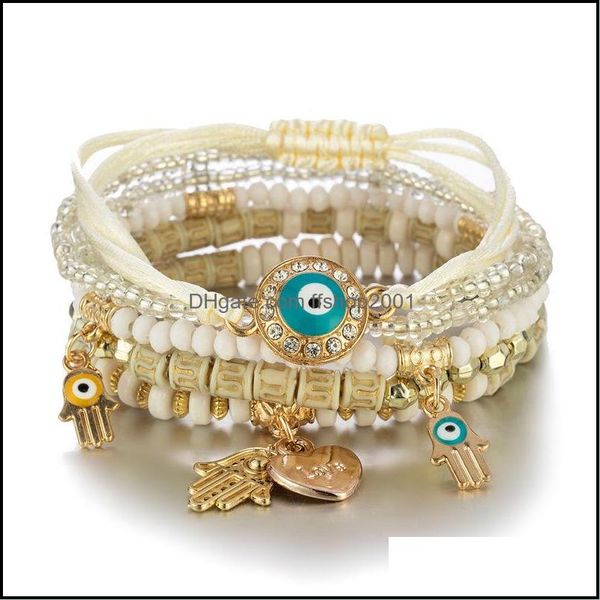 beaded strands bohemian beaded bracelet hand fashion eye temperament mtilayer jewelry drop delivery 2021 bracelets ffshop2001 dhzhc, Black 
beaded strands bohemian beaded bracelet hand fashion eye temperament mtilayer jewelry drop delivery 2021 bracelets ffshop2001 dhzhc, Black