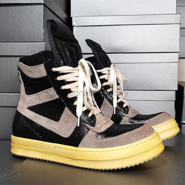 new style men retro boots patchwork mixd color shoes man genuinr leather hip fashion sneakers lace up flat male p227d, Black
new style men retro boots patchwork mixd color shoes man genuinr leather hip fashion sneakers lace up flat male p227d, Black