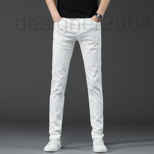 men's jeans designer white jeans men's slim fit small foot casual pants 2021 trend korean version high-end versatile fashion brand, Blue
men's jeans designer white jeans men's slim fit small foot casual pants 2021 trend korean version high-end versatile fashion brand, Blue