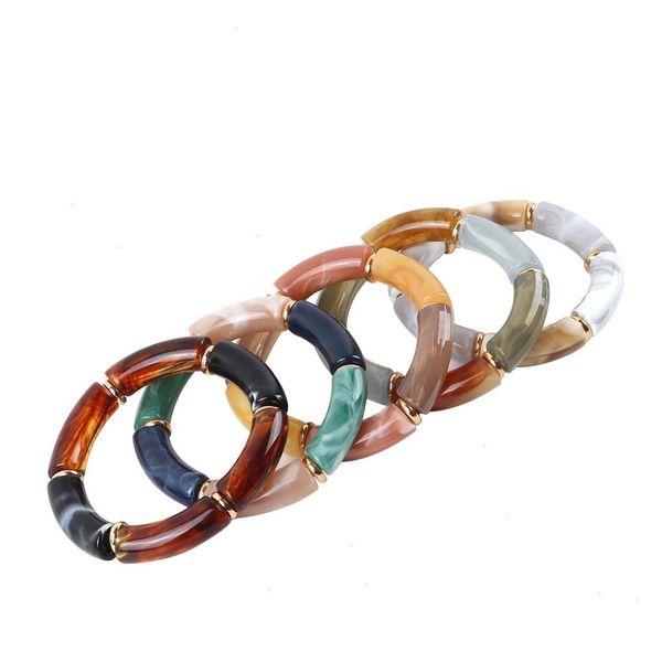 vintage acrylic bamboo beads strand bracelet for women resin boho charm stretchy couple bracelets bangles valentines day, Black
vintage acrylic bamboo beads strand bracelet for women resin boho charm stretchy couple bracelets bangles valentines day, Black