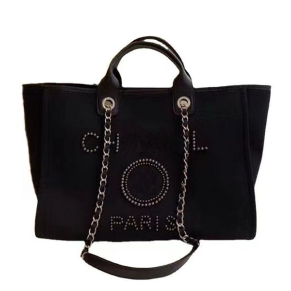 fashion women's luxury handbags evening bags brand ch pearl tote canvas beach bag designers female portable large capacity big handbag
fashion women's luxury handbags evening bags brand ch pearl tote canvas beach bag designers female portable large capacity big handbag