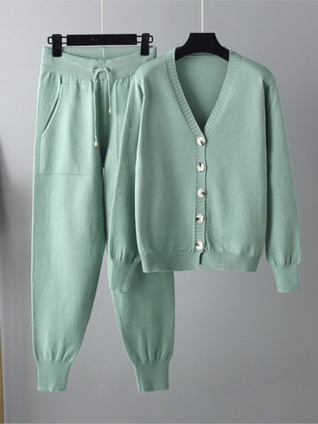women casual knitted tracksuit sweater cardigans pants suit autumn winter 2 piece set knit pants suit femme clothing 220819, White
women casual knitted tracksuit sweater cardigans pants suit autumn winter 2 piece set knit pants suit femme clothing 220819, White