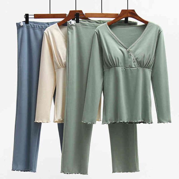 fdfklak keep warm 2 pcsset soild maternity nightwear pregnant women clothing 2022 new four seasons nursing pajamas mxxl j220813, White
fdfklak keep warm 2 pcsset soild maternity nightwear pregnant women clothing 2022 new four seasons nursing pajamas mxxl j220813, White