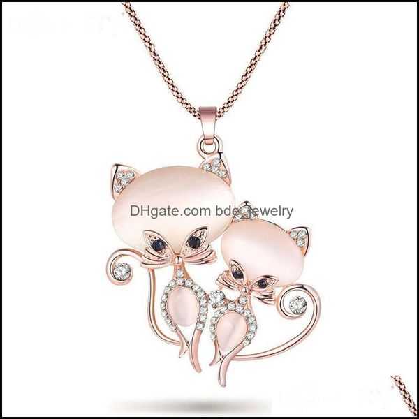 pendant necklaces cat necklace long brand crystal chain zinc alloy jewelry accessories statement drop delivery 2021 pendant bdejewelry dhs3c, Silver
pendant necklaces cat necklace long brand crystal chain zinc alloy jewelry accessories statement drop delivery 2021 pendant bdejewelry dhs3c, Silver