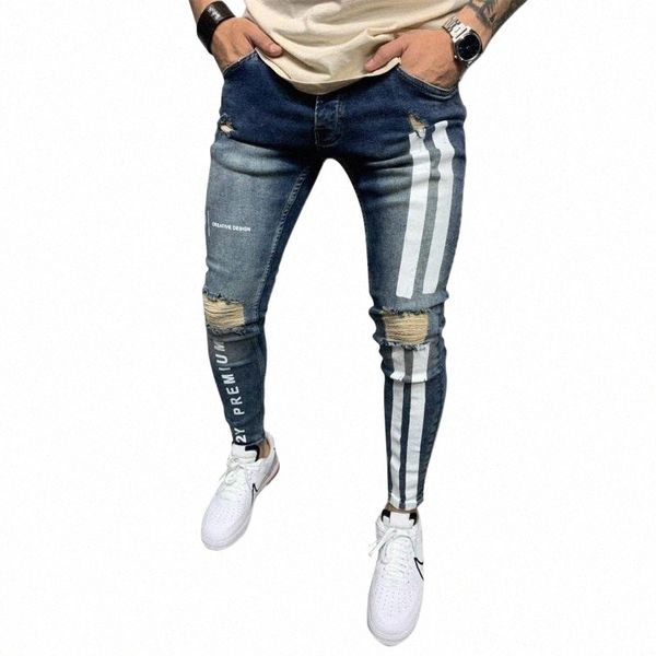 men's jeans men skinny striped zipper denim hole wash vintage hip hop work trousers slim printed european big sizemen's f1ia#, Blue
men's jeans men skinny striped zipper denim hole wash vintage hip hop work trousers slim printed european big sizemen's f1ia#, Blue