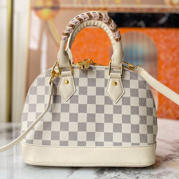 24cm classic shell bag crossbody tote bags women handbag shoulder shopping bag purse canvas genuine leather old cobbler lower&checkerboard 7
24cm classic shell bag crossbody tote bags women handbag shoulder shopping bag purse canvas genuine leather old cobbler lower&checkerboard 7