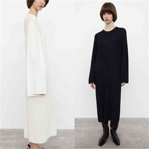 casual dresses nordic minority tt two-color twisted knit dress loose casual b with falling shoulder wide sleeve knit skirt vltf, Black;gray
casual dresses nordic minority tt two-color twisted knit dress loose casual b with falling shoulder wide sleeve knit skirt vltf, Black;gray