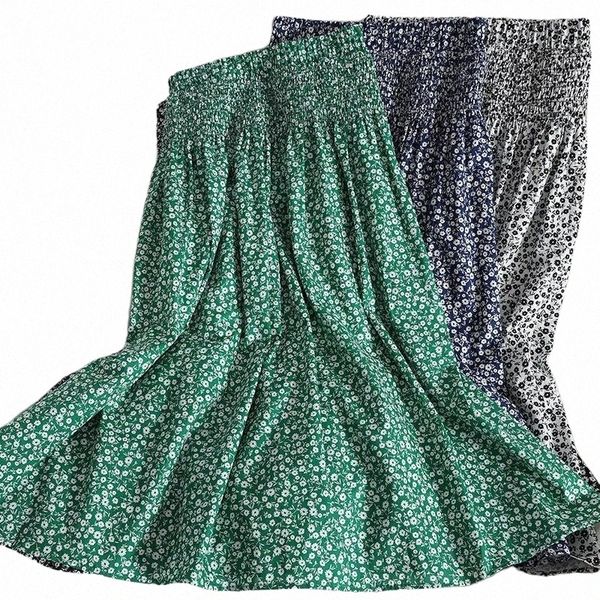 skirts vintage green floral print a-line pleated long summer women korean skirt streetwear drawstring elastic waist midi z2fh#, Black
skirts vintage green floral print a-line pleated long summer women korean skirt streetwear drawstring elastic waist midi z2fh#, Black