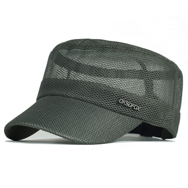 mesh breathable outdoor flat hat summer quick drying military caps men cadet army cap cycling running cap baseball cap 220819, Blue;gray
mesh breathable outdoor flat hat summer quick drying military caps men cadet army cap cycling running cap baseball cap 220819, Blue;gray