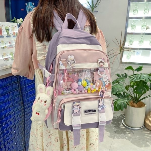 fashion waterproof women backpack teenager girl kawaii bookbag laprucksack cute student school bag mochila female 220818
fashion waterproof women backpack teenager girl kawaii bookbag laprucksack cute student school bag mochila female 220818