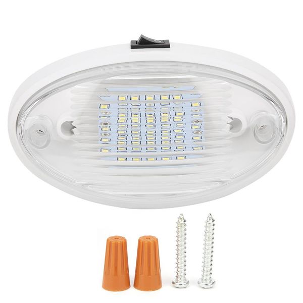 12v 400lm led ceiling light high brightness interior lamp fit for car rv yacht boat trailer
12v 400lm led ceiling light high brightness interior lamp fit for car rv yacht boat trailer