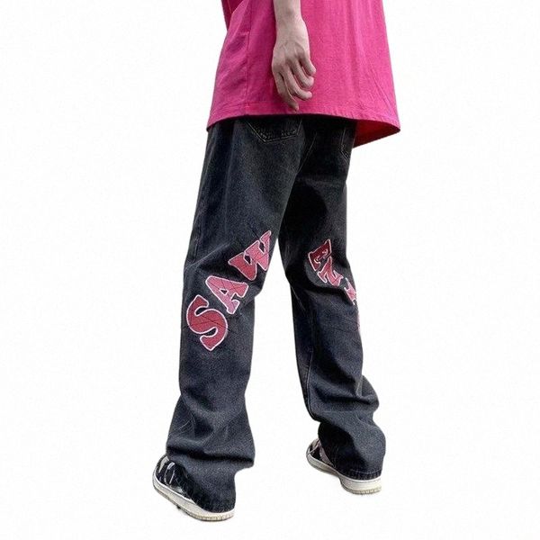 men's jeans 2022 vibe style letter print straight men hip hop trousers y2k luxury baggy denim pants for teens dark academia pantalones, Blue
men's jeans 2022 vibe style letter print straight men hip hop trousers y2k luxury baggy denim pants for teens dark academia pantalones, Blue