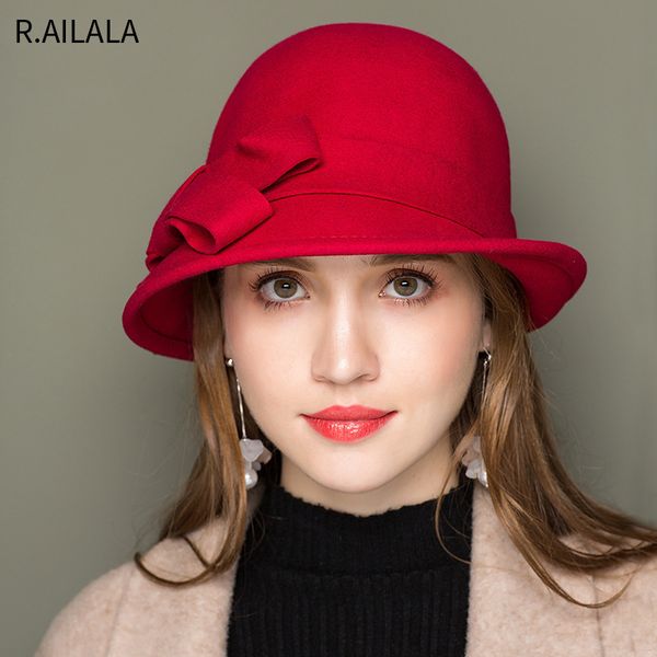 ladies party banquet formal headwear spring autumn fashion british hat rolled asymmetric bow 100% wool felt fedoras 220819, Blue;gray
ladies party banquet formal headwear spring autumn fashion british hat rolled asymmetric bow 100% wool felt fedoras 220819, Blue;gray