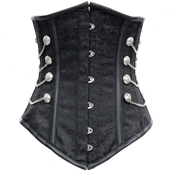women steampunk underbust gothic corset curve shaper modeling strap slimming waist cincher bone lace bustier, Black;white
women steampunk underbust gothic corset curve shaper modeling strap slimming waist cincher bone lace bustier, Black;white