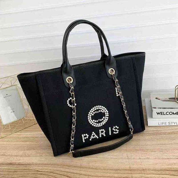 luxury women's fashion handbags pearl evening bags brand ch canvas beach bag designers female large capacity shopping totes handbag big
luxury women's fashion handbags pearl evening bags brand ch canvas beach bag designers female large capacity shopping totes handbag big