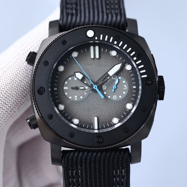 watch mens watch automatic mechanical watches canvas strap montre de luxe wristwatch 47mm waterproof 6 needles, Slivery;brown
watch mens watch automatic mechanical watches canvas strap montre de luxe wristwatch 47mm waterproof 6 needles, Slivery;brown