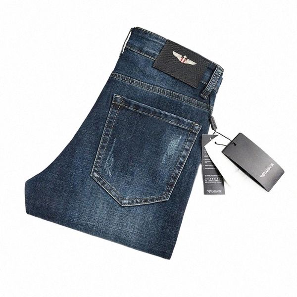 jeans autumn winter men's male pants slim elastic italy eagle brand fashion business trousers classic style denim 66ht#, Blue
jeans autumn winter men's male pants slim elastic italy eagle brand fashion business trousers classic style denim 66ht#, Blue
