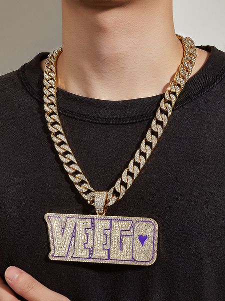 designer iced cuban link mens gold chain prong chain necklace plated 2 row diamond cubic zirconia jewelry 16inch-24inch veego, Black
designer iced cuban link mens gold chain prong chain necklace plated 2 row diamond cubic zirconia jewelry 16inch-24inch veego, Black