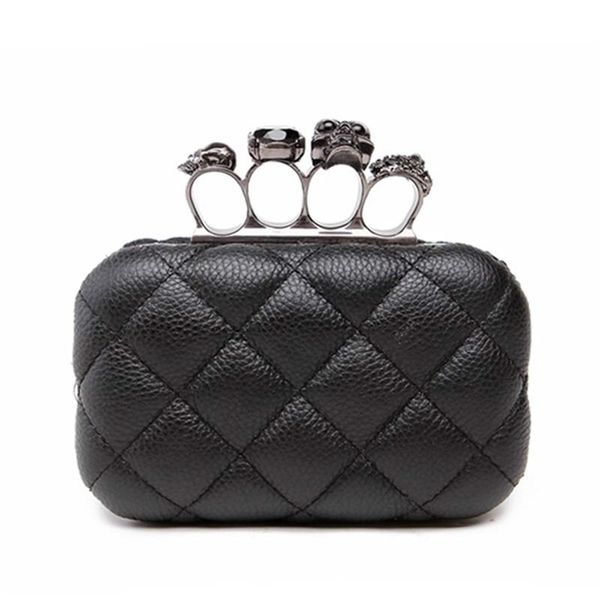 skull ring woman evening bag vintage plaid clutch ladies messenger s mini black luxury party clutches purse 220818
skull ring woman evening bag vintage plaid clutch ladies messenger s mini black luxury party clutches purse 220818