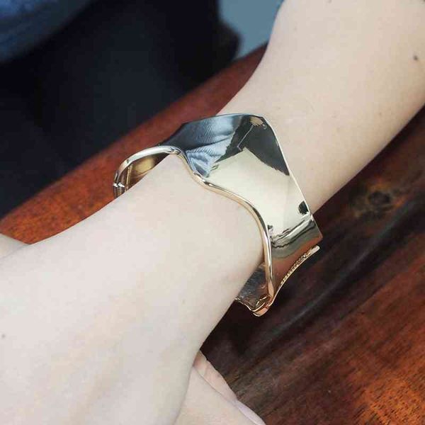 bracelet designer manilai geometric metal bracelets s for women irregular alloy statement cuff bangle trend jewelry 2022 new, Black
bracelet designer manilai geometric metal bracelets s for women irregular alloy statement cuff bangle trend jewelry 2022 new, Black