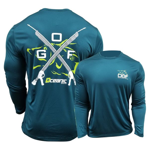 oceanicgear fishing clothing mens ogf crewneck shirt print fishing long sleeve uv protection shirt hoody print camisa de pesca, Black
oceanicgear fishing clothing mens ogf crewneck shirt print fishing long sleeve uv protection shirt hoody print camisa de pesca, Black