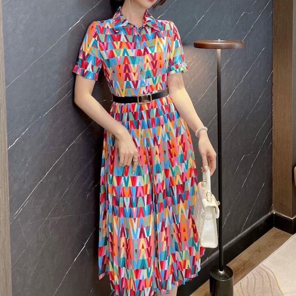 high street fashion women dress summer new contrast colours printed long shirt vestidos turn-down collar short sleeve sashes sliming dresses, Black;gray
high street fashion women dress summer new contrast colours printed long shirt vestidos turn-down collar short sleeve sashes sliming dresses, Black;gray