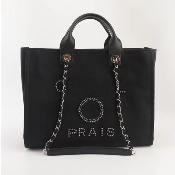 women's luxury fashion handbags evening bags brand ch pearl tote canvas beach bag female portable large capacity big handbag designers
women's luxury fashion handbags evening bags brand ch pearl tote canvas beach bag female portable large capacity big handbag designers