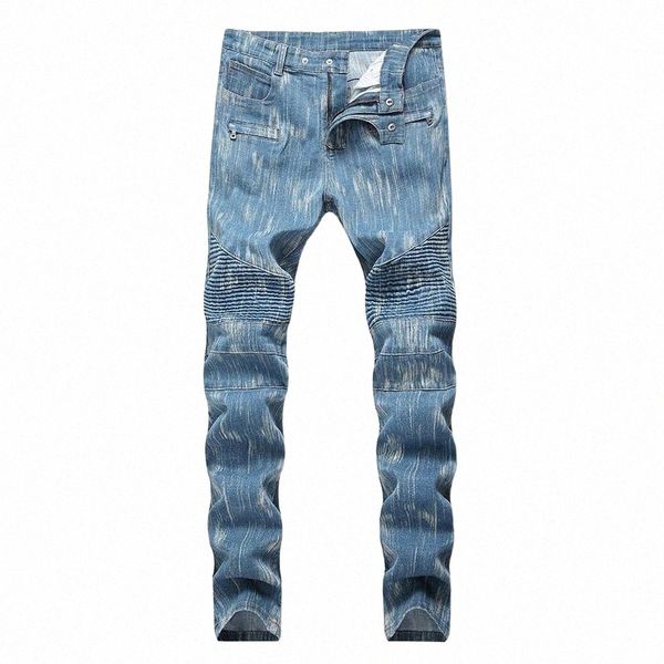 fashion folding motorcycle pants men jeans trend micro-elastic jeans men small straight slim europe and america1 m8xn#, Blue
fashion folding motorcycle pants men jeans trend micro-elastic jeans men small straight slim europe and america1 m8xn#, Blue