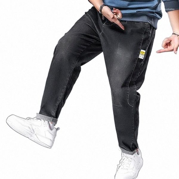 men's jeans streetwear drawstring elastic waist wrinkle-resistant pants casual riding denim loose large size jogging male e3i5#, Blue
men's jeans streetwear drawstring elastic waist wrinkle-resistant pants casual riding denim loose large size jogging male e3i5#, Blue