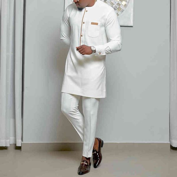 white men's tracksuits kaftan 2 piece sets men suit button crew neck pockets long sleeve and pants wedding ethnic style outfit clothing, Gray
white men's tracksuits kaftan 2 piece sets men suit button crew neck pockets long sleeve and pants wedding ethnic style outfit clothing, Gray