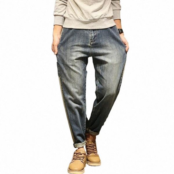 men's jeans silentsea streetwear men pants hip hop ankle-length big pockets blue denim trousers harem jogger size v9zy#
men's jeans silentsea streetwear men pants hip hop ankle-length big pockets blue denim trousers harem jogger size v9zy#