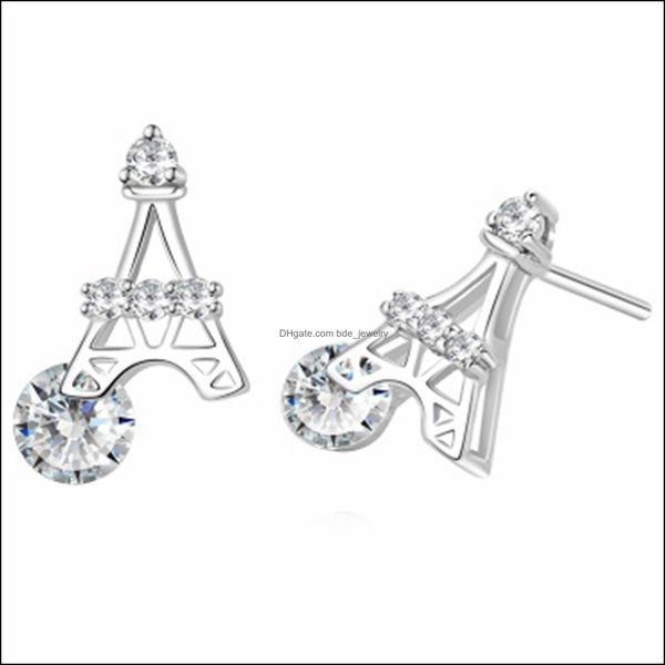 stud eiffel tower earrings with white zircon romantic fashion cute diamond party gift birthday jewelry sier earring drop de bdejewelry dh3rm, Golden;silver
stud eiffel tower earrings with white zircon romantic fashion cute diamond party gift birthday jewelry sier earring drop de bdejewelry dh3rm, Golden;silver