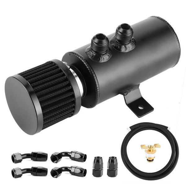 0.75l an10 oil catch can breather reservoir with 9.8ft hose fittings kit universal car modified parts
0.75l an10 oil catch can breather reservoir with 9.8ft hose fittings kit universal car modified parts