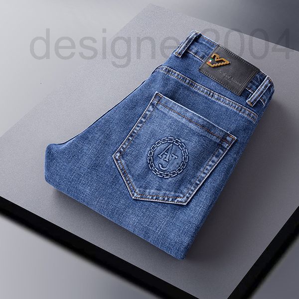 men's jeans designer brand jeans men's slim fit small straight tube high-end light luxury goods autumn and winter thick elastic le, Blue
men's jeans designer brand jeans men's slim fit small straight tube high-end light luxury goods autumn and winter thick elastic le, Blue
