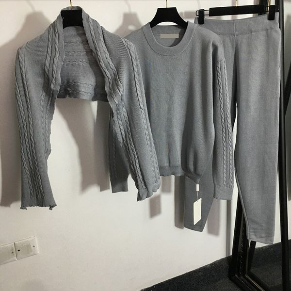 luxury womens sweaters pants shawl round neck sports knits set spring autumn casual knit sweater trousers
luxury womens sweaters pants shawl round neck sports knits set spring autumn casual knit sweater trousers