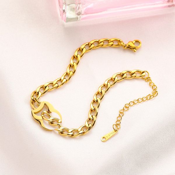 c logo 18k gold plated stainless steel bracelet titanium luxury brand designer letters chain style bangle men women metal jewelry accessorie, Golden;silver
c logo 18k gold plated stainless steel bracelet titanium luxury brand designer letters chain style bangle men women metal jewelry accessorie, Golden;silver