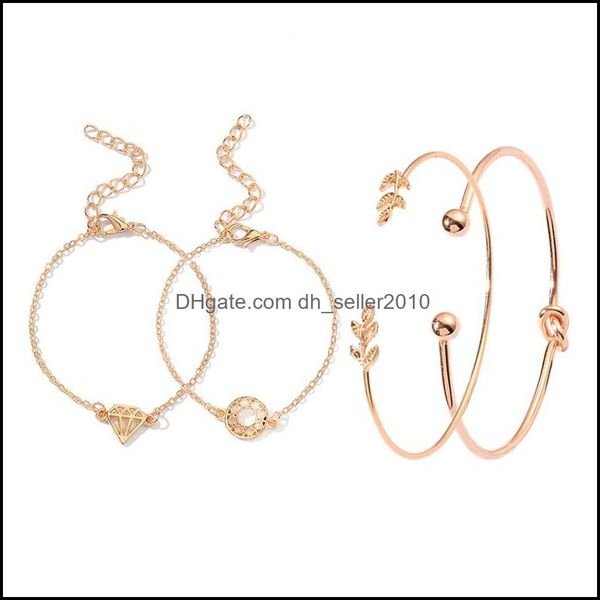 other bracelets sets four-piece set ornaments fashionable leaf bracelet womens wholesale bangles drop delivery 2021 jew dhseller2010 dhwwc, Golden;silver
other bracelets sets four-piece set ornaments fashionable leaf bracelet womens wholesale bangles drop delivery 2021 jew dhseller2010 dhwwc, Golden;silver