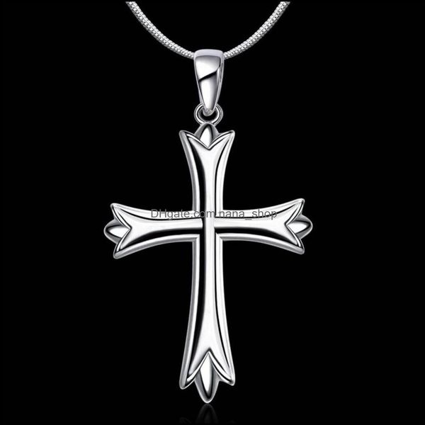 pendant necklaces cross pendants for men prayer jewelry plated sier necklace drop delivery 2021 nanashop dhisl, Silver
pendant necklaces cross pendants for men prayer jewelry plated sier necklace drop delivery 2021 nanashop dhisl, Silver