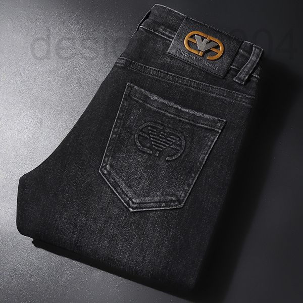 men's jeans designer autumn and winter thick brand jeans men's slim straight elastic medium waist youth black hi6k, Blue
men's jeans designer autumn and winter thick brand jeans men's slim straight elastic medium waist youth black hi6k, Blue