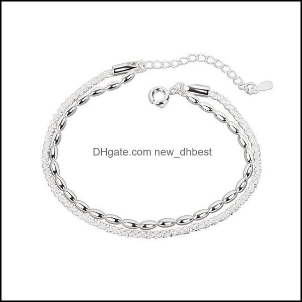 beaded strands charms bracelets for women sier sparkling double layer ladies elegant chain bracelet birthday party gift dr newdhdhd1y, Black
beaded strands charms bracelets for women sier sparkling double layer ladies elegant chain bracelet birthday party gift dr newdhdhd1y, Black