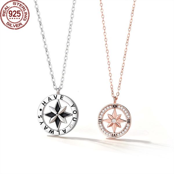 2022 octagonal star clock plate couple necklace strands female light luxury wind rose gold chain 925 sterling silver as a gift, Black
2022 octagonal star clock plate couple necklace strands female light luxury wind rose gold chain 925 sterling silver as a gift, Black