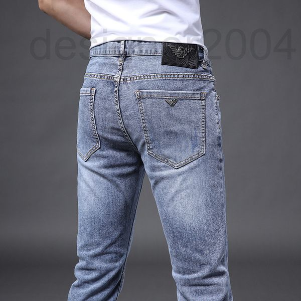 men's jeans designer italian high-end men's small leg jeans are versatile luxury and casual wear qibj, Blue
men's jeans designer italian high-end men's small leg jeans are versatile luxury and casual wear qibj, Blue