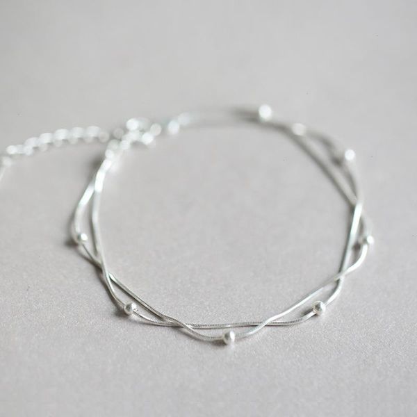 silver color double layers strands round beads charm bracelets amp bangle for women elegant link chain wedding jewelry sl251, Black
silver color double layers strands round beads charm bracelets amp bangle for women elegant link chain wedding jewelry sl251, Black