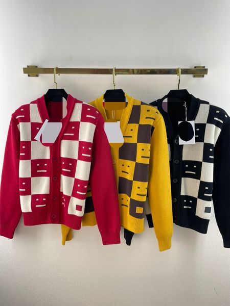 809 l 2022 runway autumn summer brand same style sweater v neck black yellow red long sleeve cardigan women's sweaters weilan, White;black
809 l 2022 runway autumn summer brand same style sweater v neck black yellow red long sleeve cardigan women's sweaters weilan, White;black