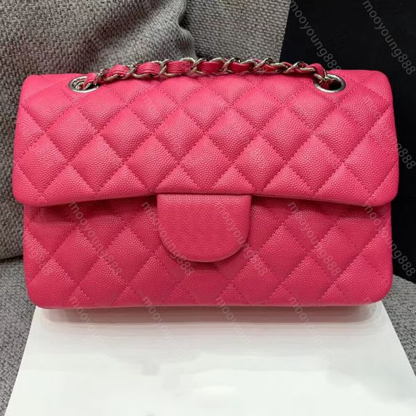 10a tier mirror quality luxuries designers 23cm small flap bag womens real leather handbag caviar lambskin quilted black purse fuchsia
10a tier mirror quality luxuries designers 23cm small flap bag womens real leather handbag caviar lambskin quilted black purse fuchsia